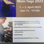 Frühjahrs – Wein- Tage im Weingut